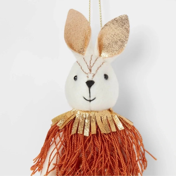 Rabbit with Dress Ornament, NWT - Picture 2 of 7